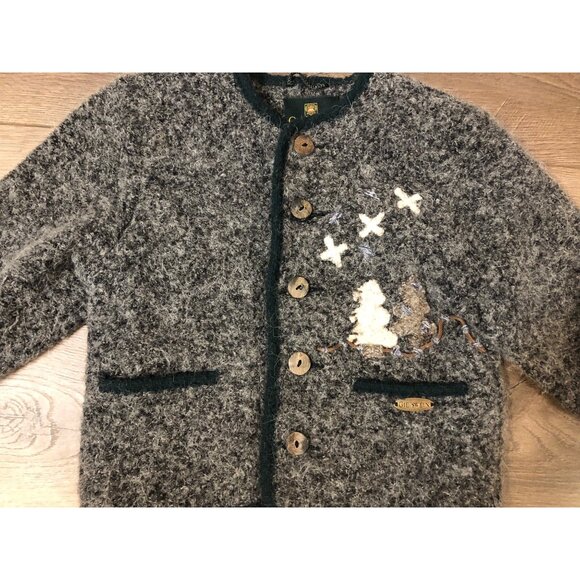 Giesswein Wool alpaca Austria Kids cardigan small - Picture 2 of 15